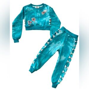 Lola and the Boys Girls Tie Dye Ribbon Set